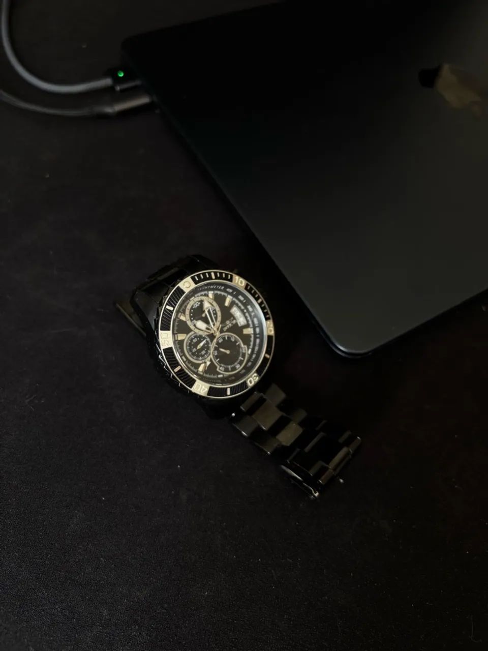 Relógio Invicta Pro Diver Cronógrafo Preto