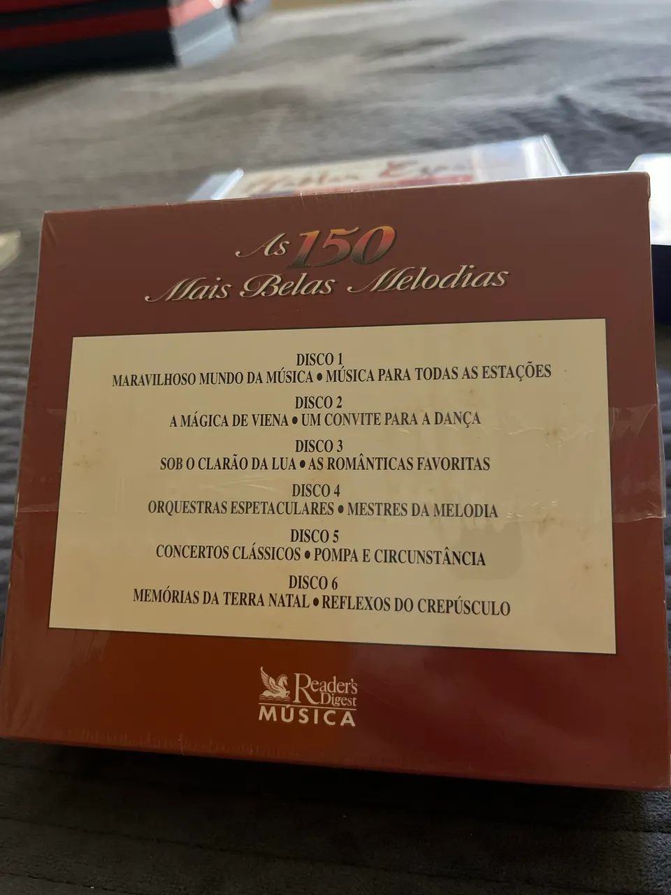 Box 6 CDs As 150 Mais Belas Melodias (1998) - Reader's Digest - LACRADO - Foto 3