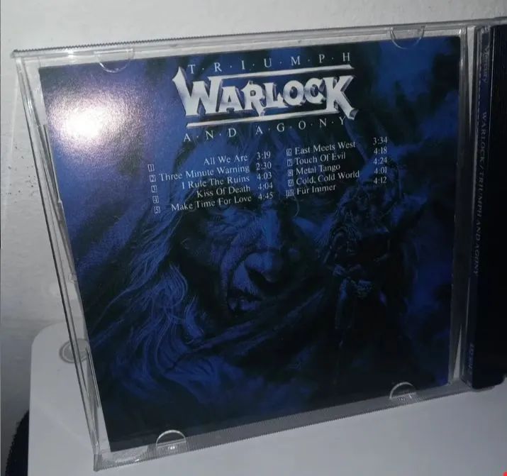 Cd Warlock - Triumph and Agony - importado - usado em excelente estado  - Foto 4