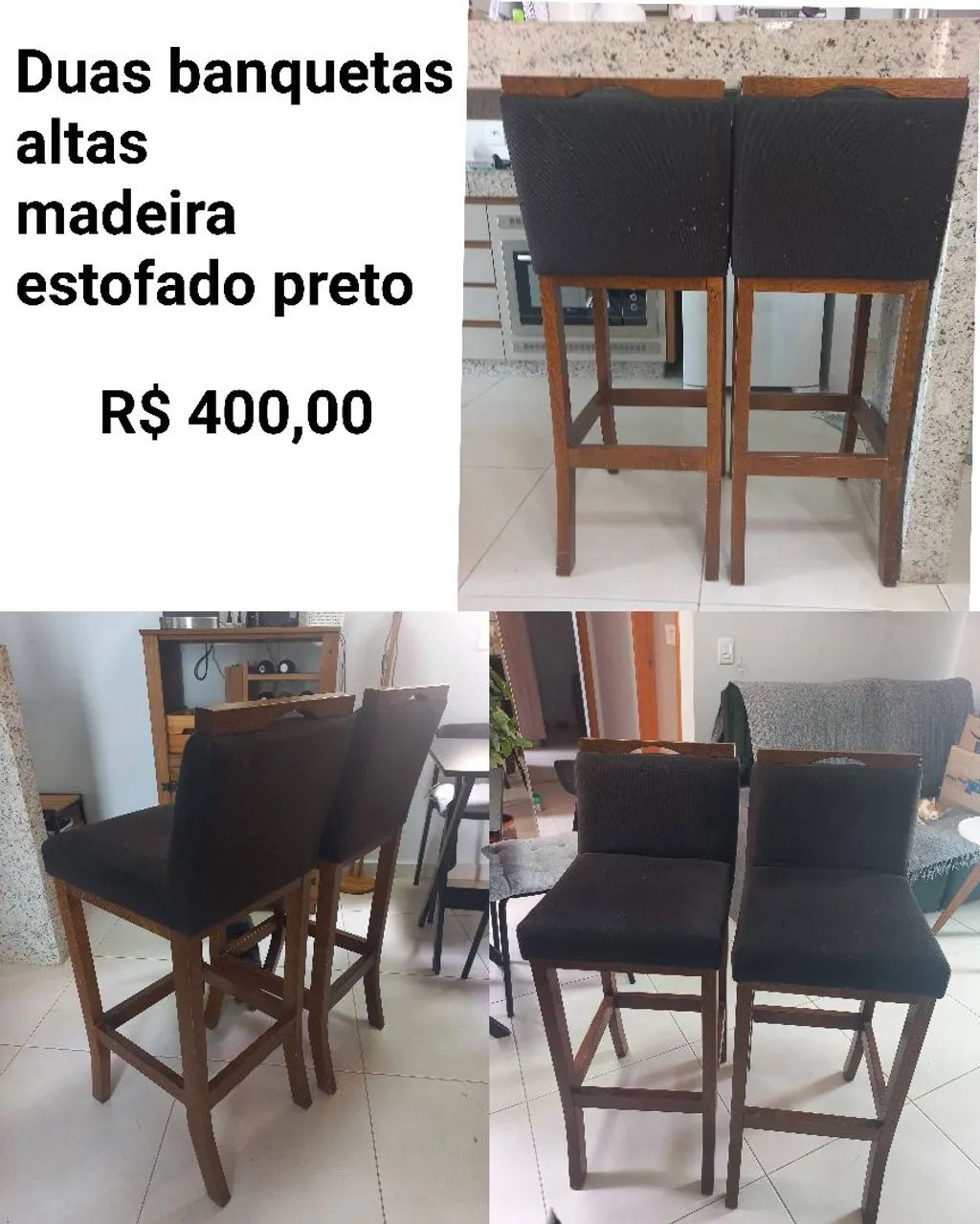 Duas banquetas altas - Foto 4