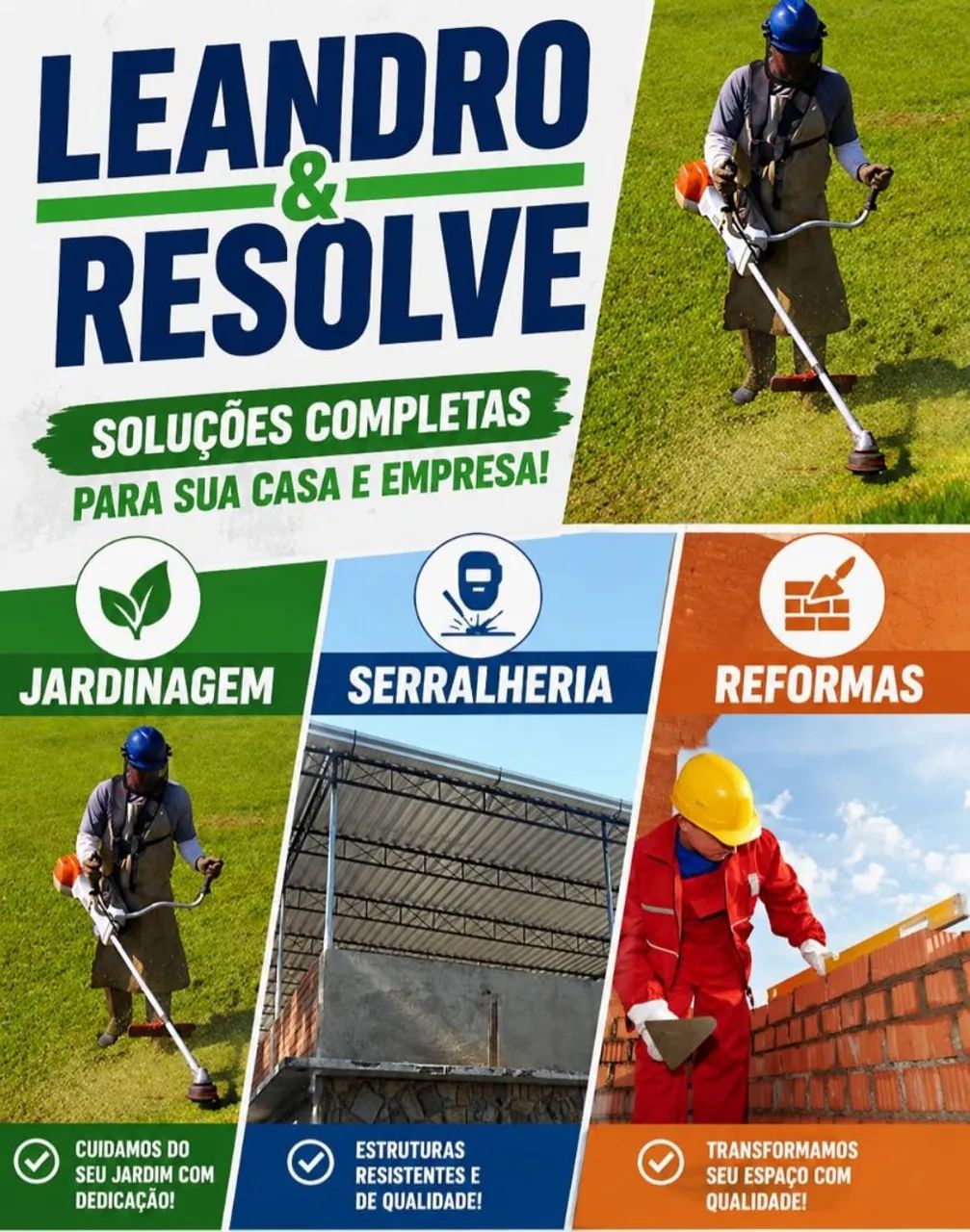 LIMPEZA E REFORMA EM GERAL