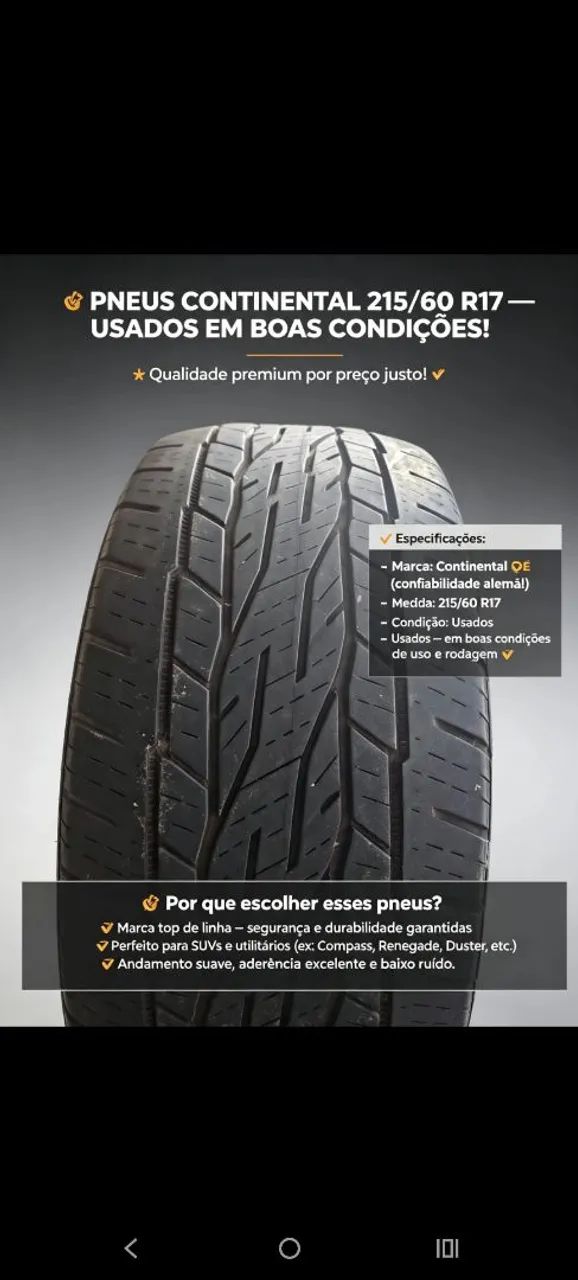 Pneus 215/60 R17