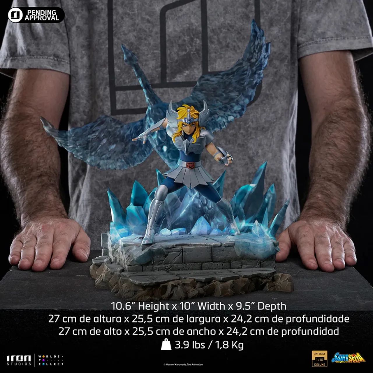 Hyoga de Cisne 1/10 Deluxe - Iron Studios - Foto 2