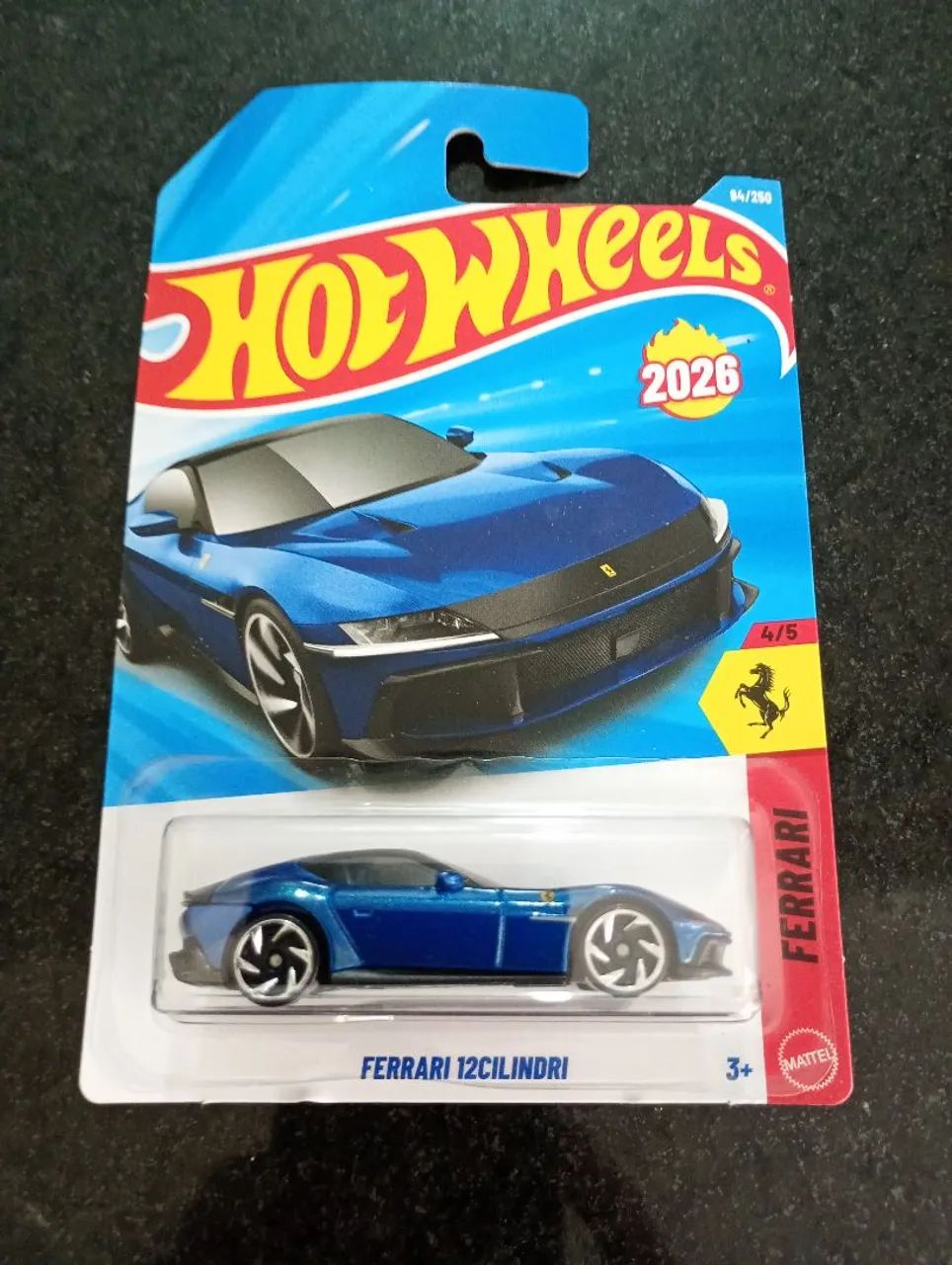 Hotwheels Ferrari Cilindro 