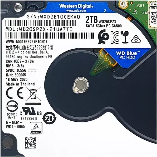 Hd 2tb WD Blue Sata 3 - Foto 3