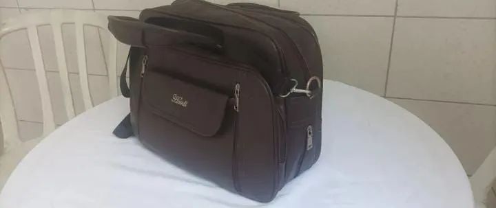 Bolsa de Couro Seminova - Higienizada e Conservada! - Foto 2