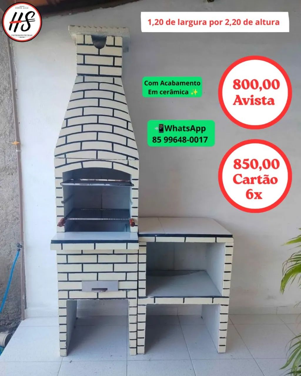 Churrasqueira com Balcão 