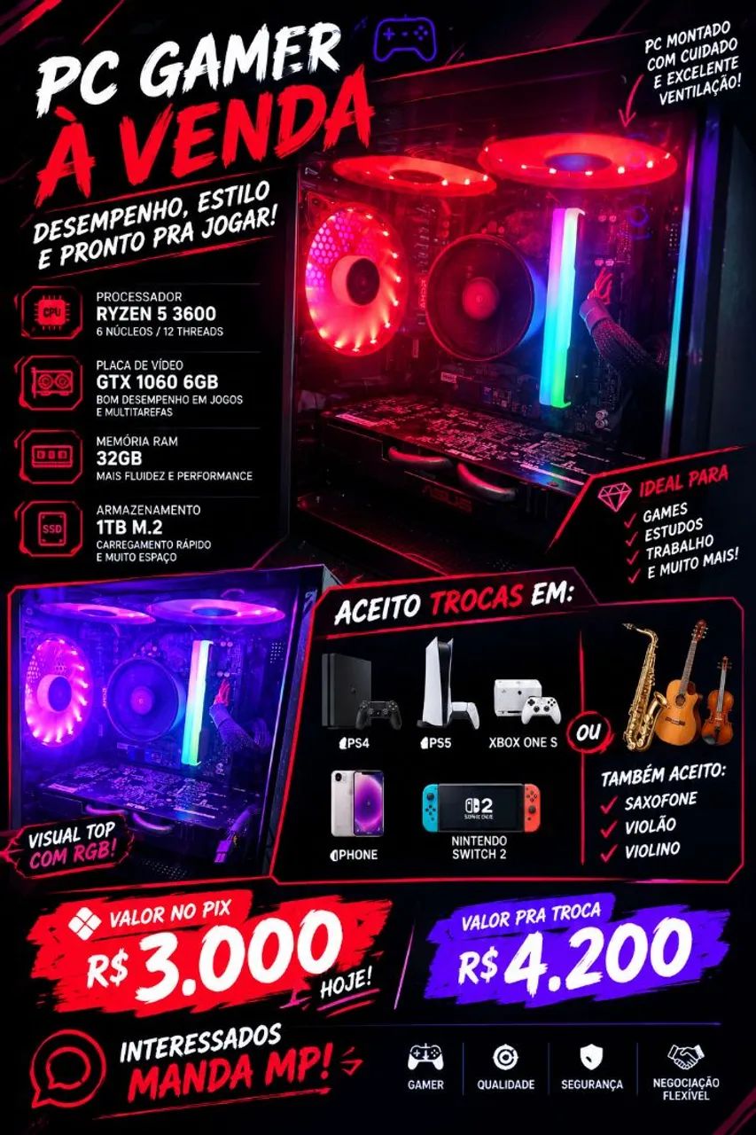 PC GAME ACEITO TROCAS
