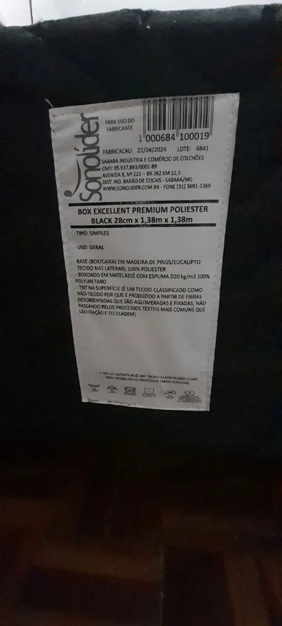 CAMA BOX PADRÃO SONOLIDER - Foto 4
