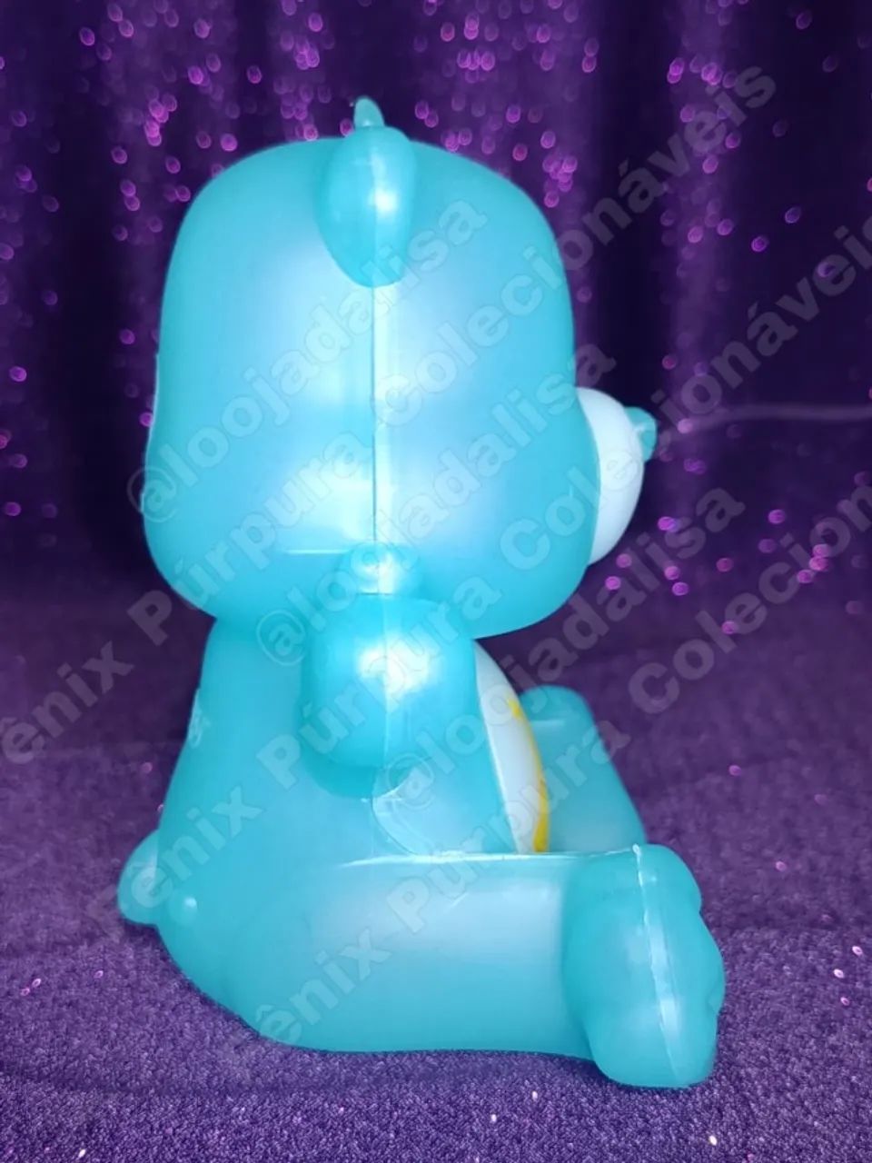 Luminária Ursinhos Carinhosos Giraffas Azul Desejos Estrela Original Lacrado - Foto 5