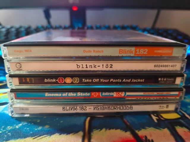 Cds Blink 182 Lote 05 Cds - Diversos Álbuns - Originais - CDs