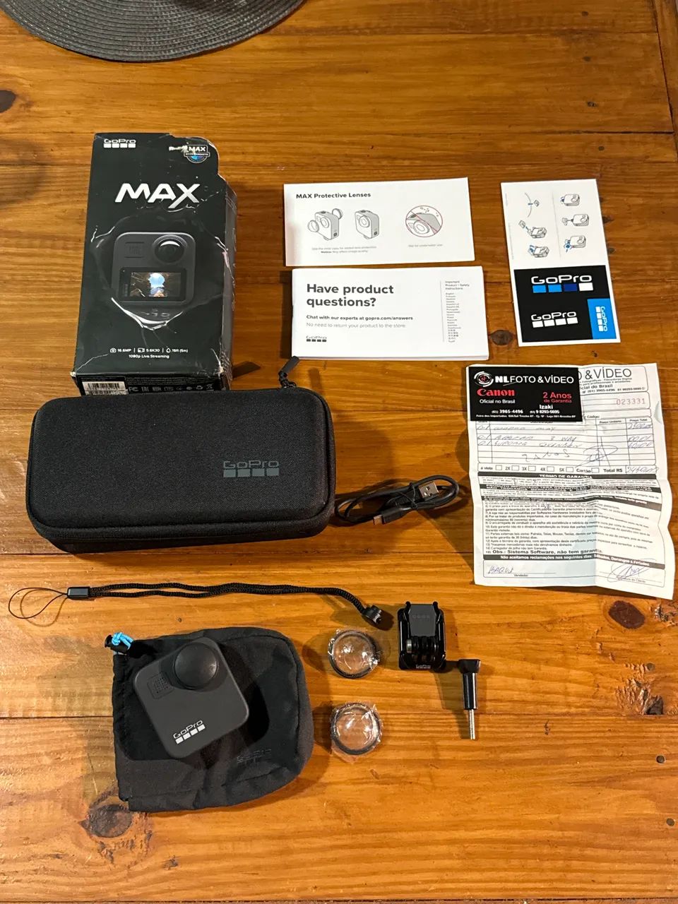 GoPro MAX 360 2 anos de Garantia Nota Fiscal 