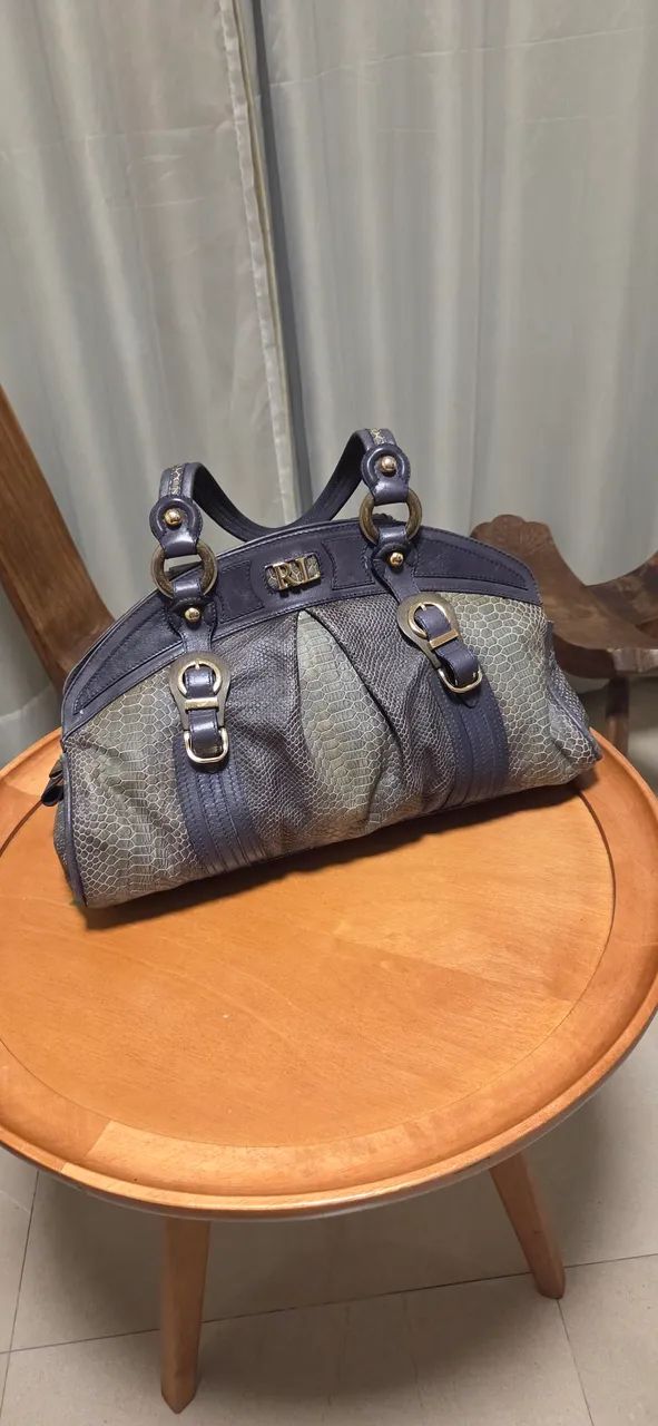 Bolsa couro original Ricardo Lima