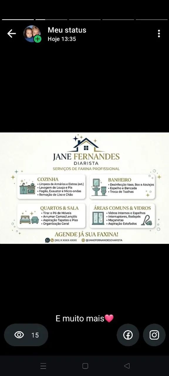 Jane Diárista e faxineira (PÓS OBRA)Passade - Foto 2