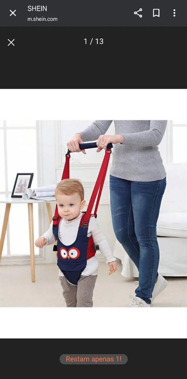 Manual baby walker
