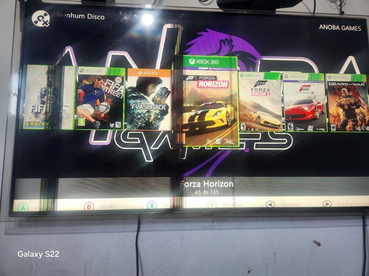 XBOX 360 SUPER SLIM COM JOGOS NO HD - Foto 4