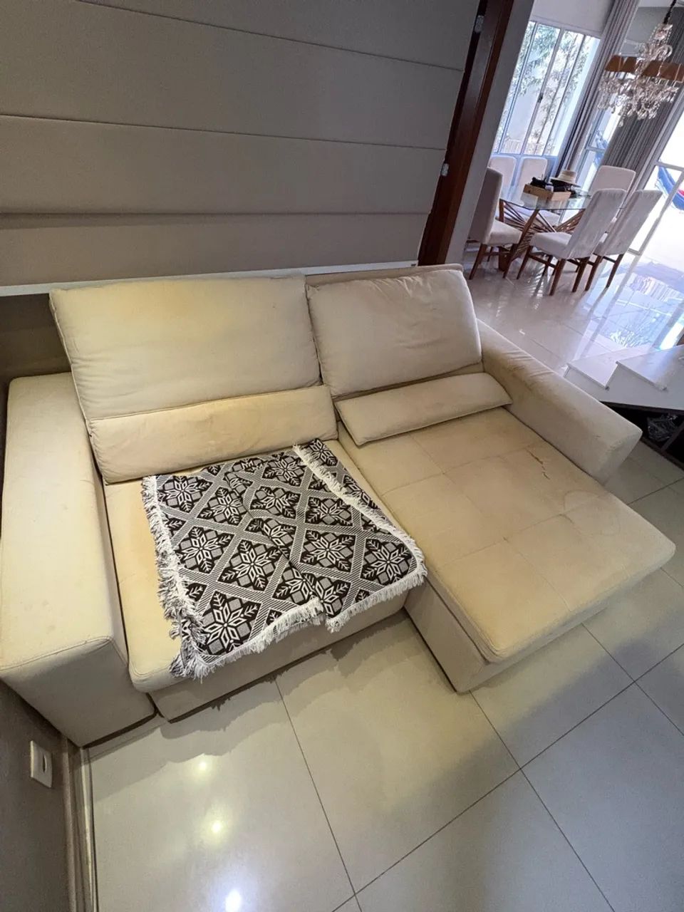 Sofá Todeschini com chaise - Foto 2