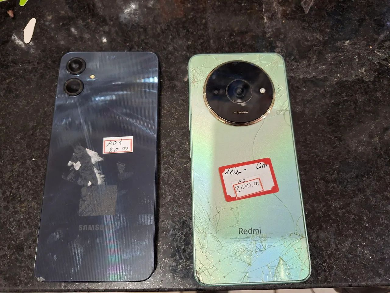 Samsung a05 e redmi a3