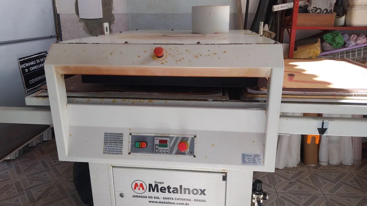Prensa térmica grande formato metalnox PTS 8000 - Foto 4