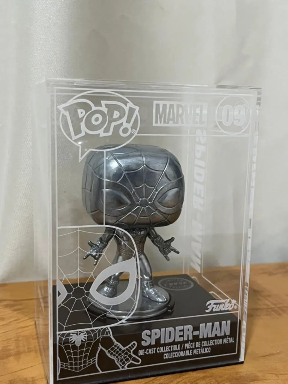 Funko Pop! Die-Cast ORIGINAL Spiderman #09 (CHASE) - Foto 3