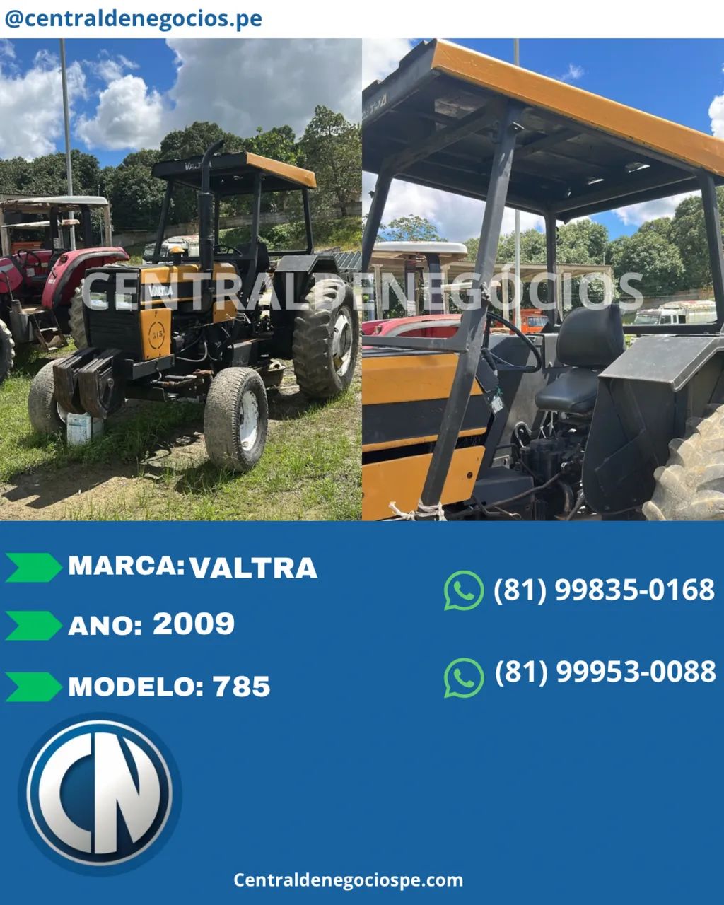 TRATOR VALMET 315 / Mod - 785 / 2009  - Foto 4