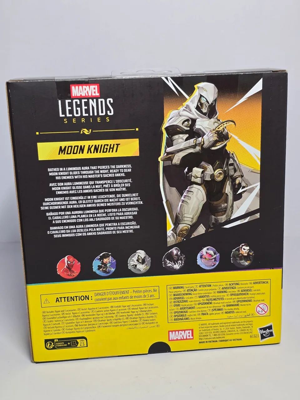 Marvel Legends Moon Knight Marvel Rivals Lacrado - Foto 4