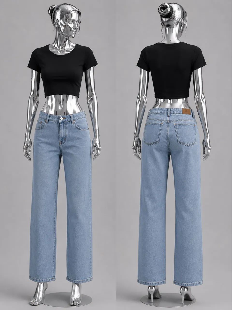 Calça Jeans Reta Tam 38 (USADA)