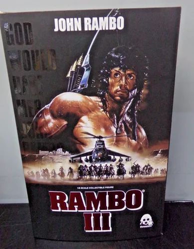 Rambo - Threezero - Rambo 3 Escala 1/6 Como Hot Toys