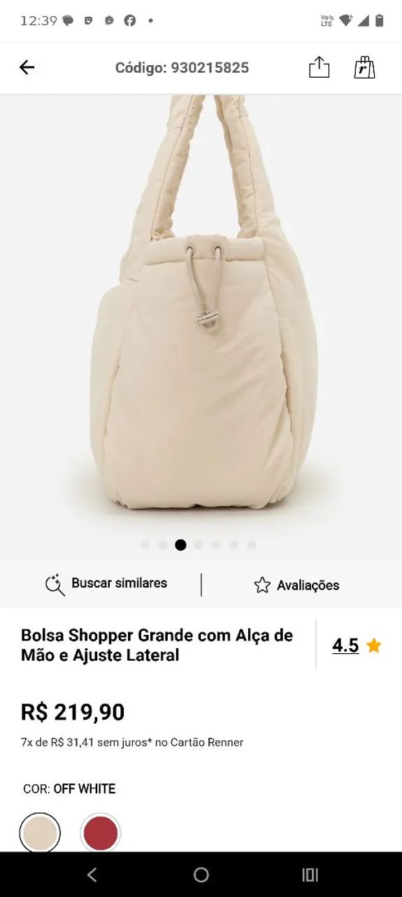 Bolsa nova Riachuelo  - Foto 2