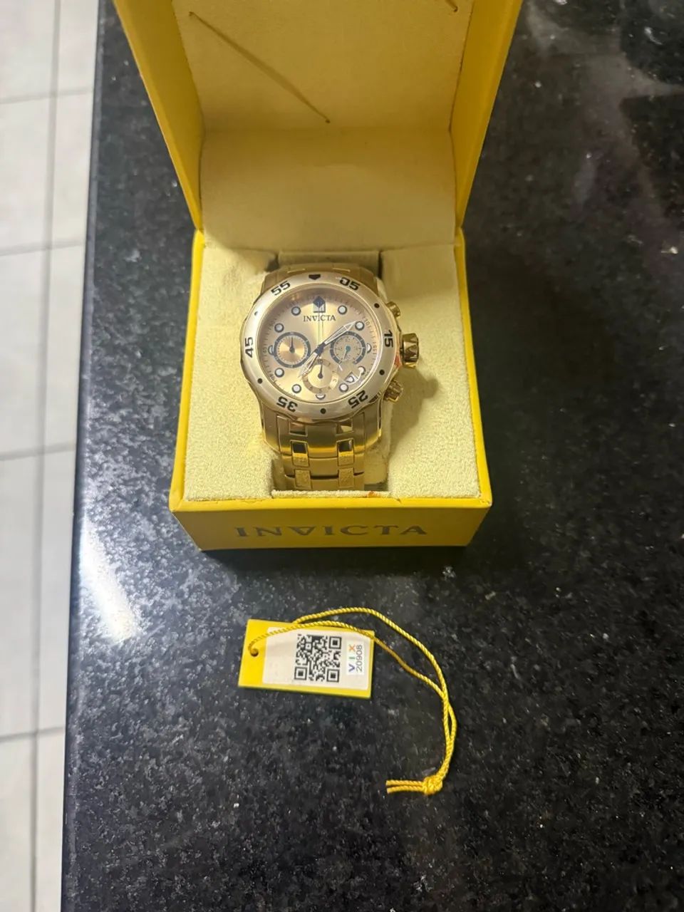 Relógio Invicta Pro Diver Dourado Original - Foto 2