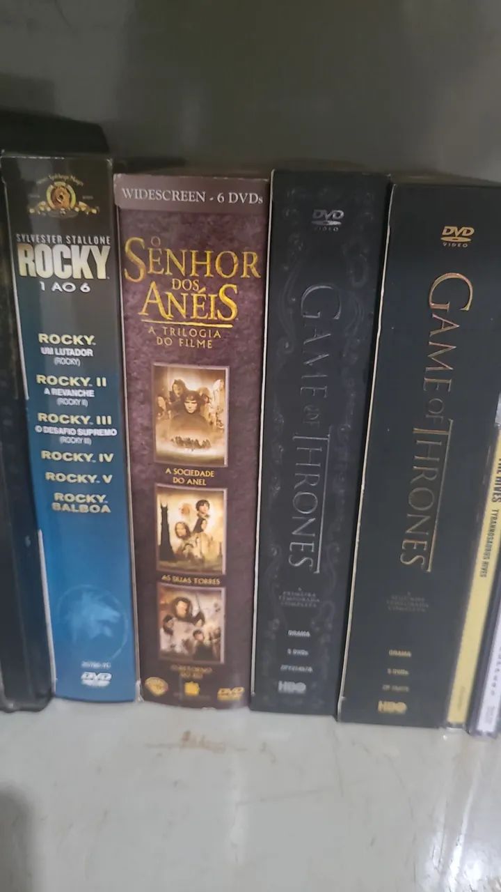 Lote de box dvds
