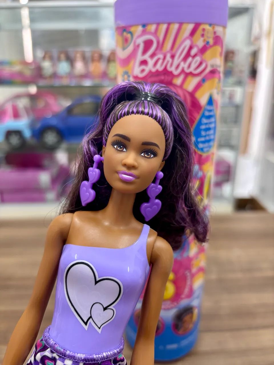 Barbie reveal roxa (nova)