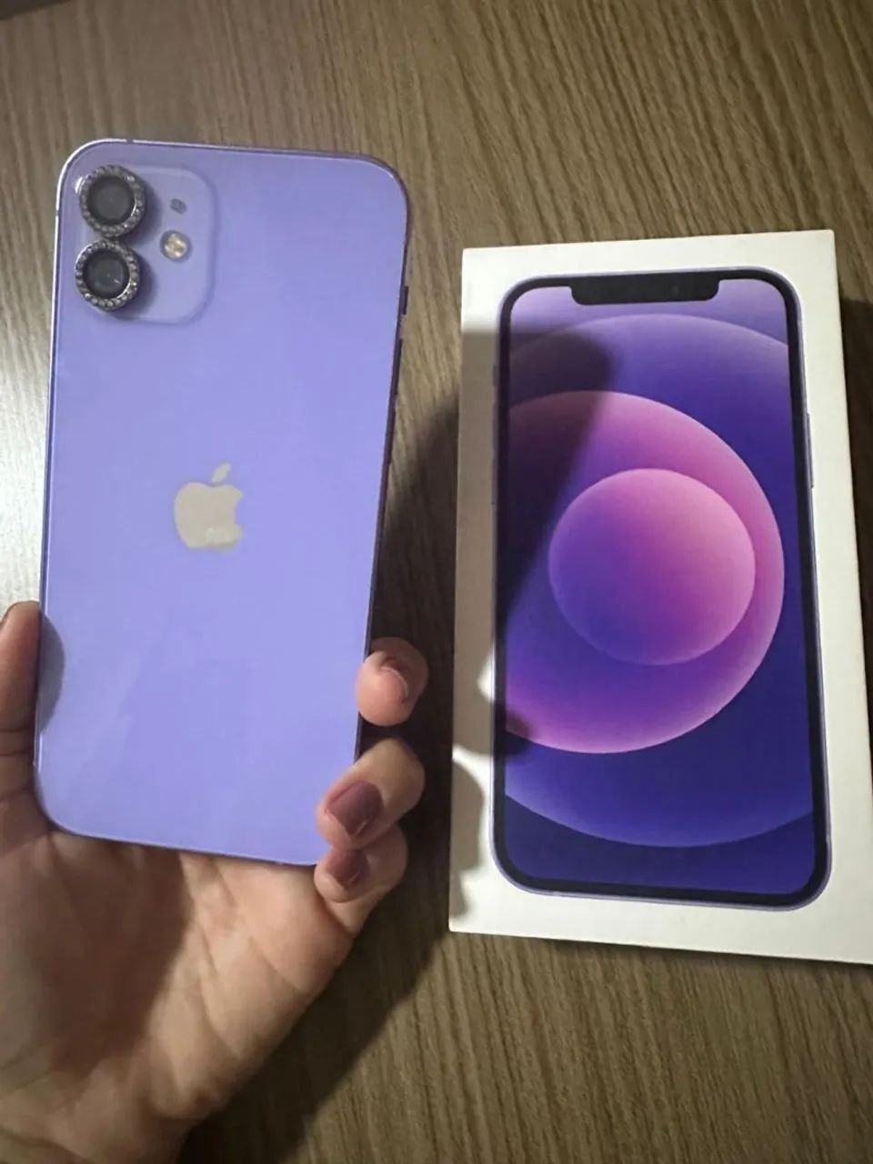 iPhone 12 Roxo 64GB - Único Dono + Caixa Original! - Celulares e