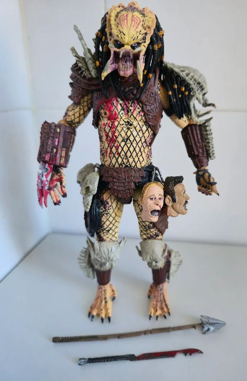 NECA PREDATOR BAD BLOOD ? RARÍSSIMO! COMPLETO E IMPONENTE