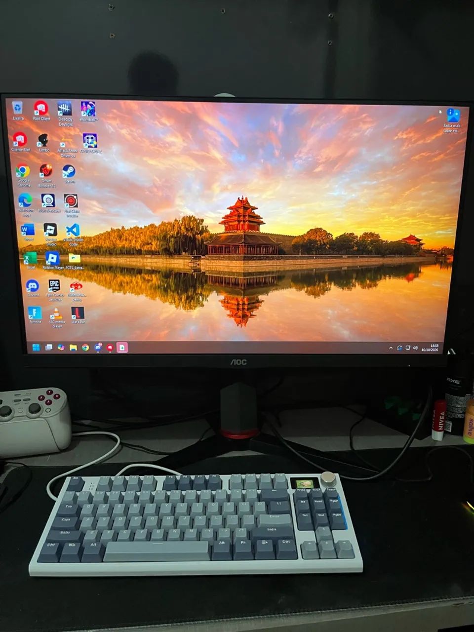 Monitor Gamer AOC 27 polegadas, 165hz.
