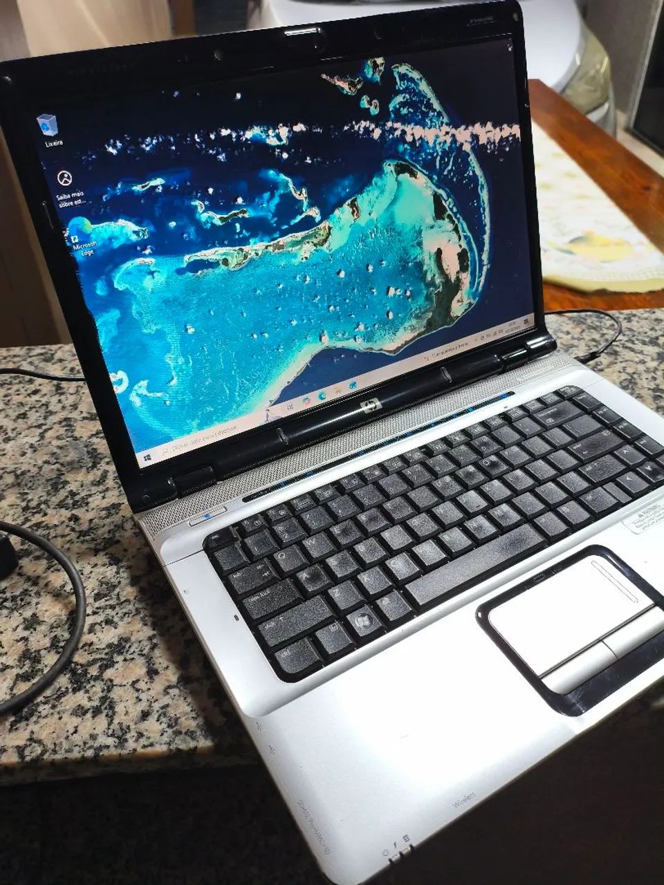 Notebook HP core2duo 4gb de ram Ac troca e cartão  - Foto 2