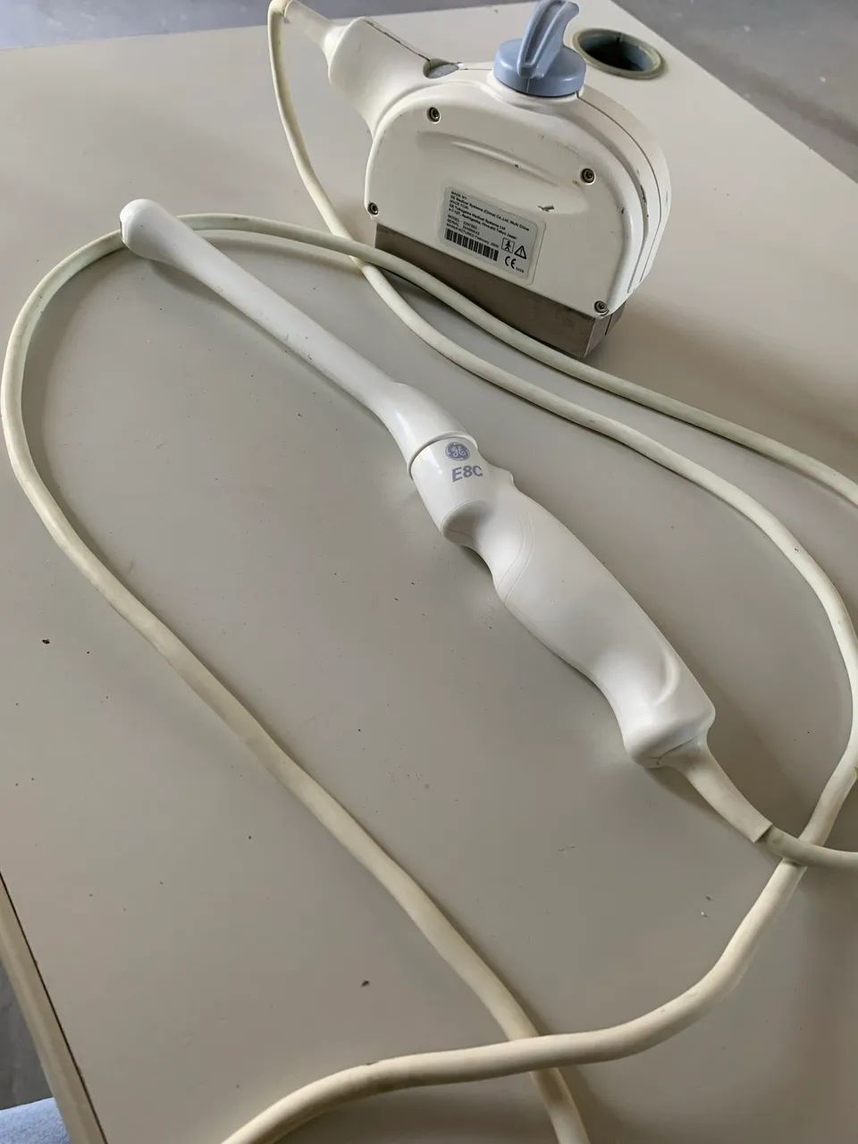 transdutor de ultrassom GE E8C, 