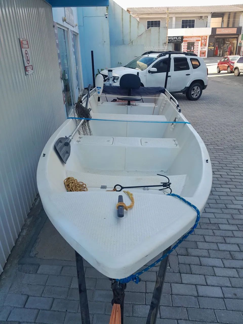 Lancha de Fibra com Yamaha 15HP - Foto 4