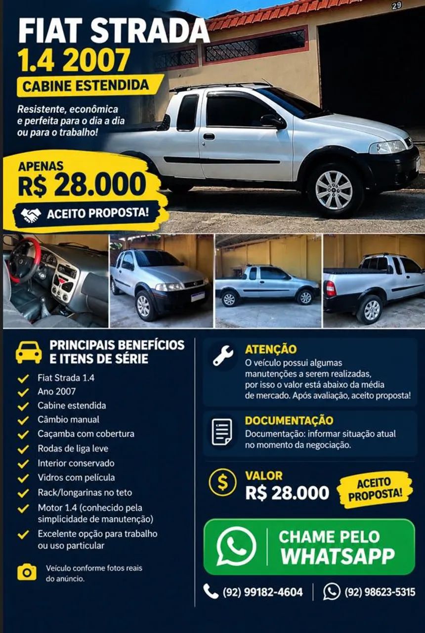 Fiat Strada Strada 1.4 mpi Fire Flex 8V CE 2007