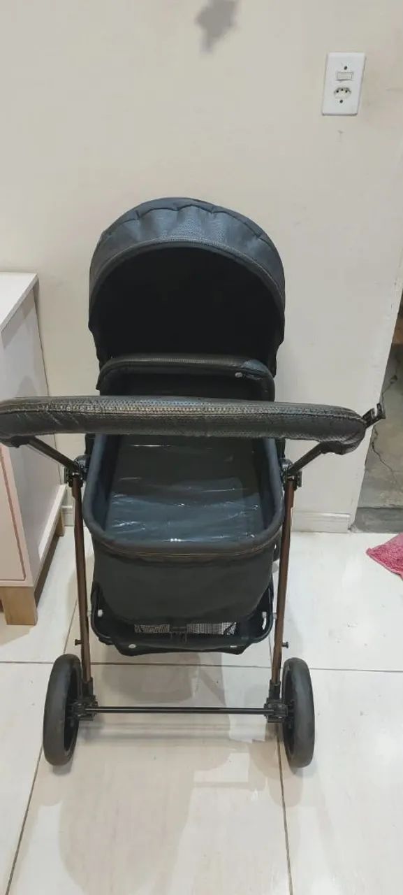 Carrinho de bebê e bebe conforto  - Foto 2