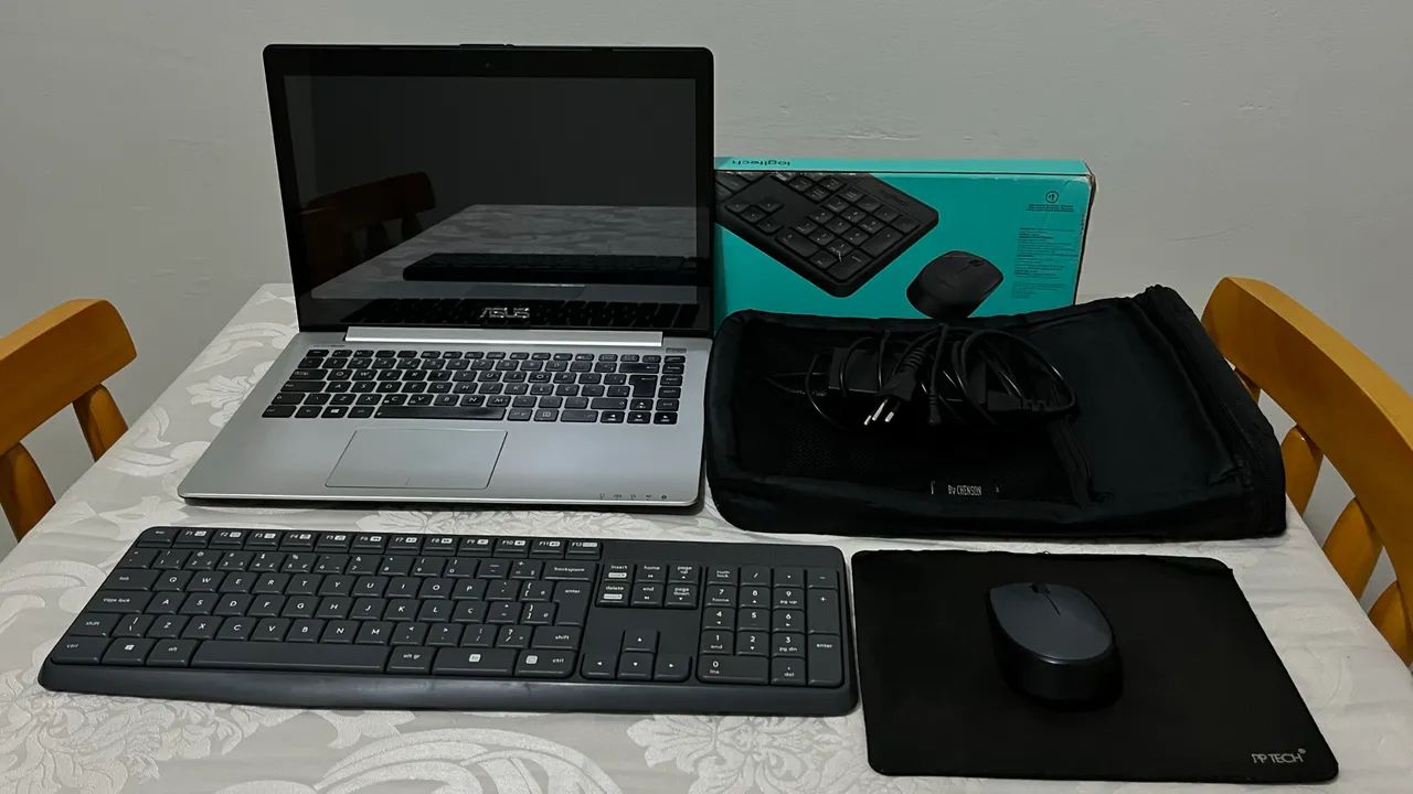Notebook ASUS Touch i5 + 6GB RAM + Kit Logitech + Capa | Completo - Foto 2