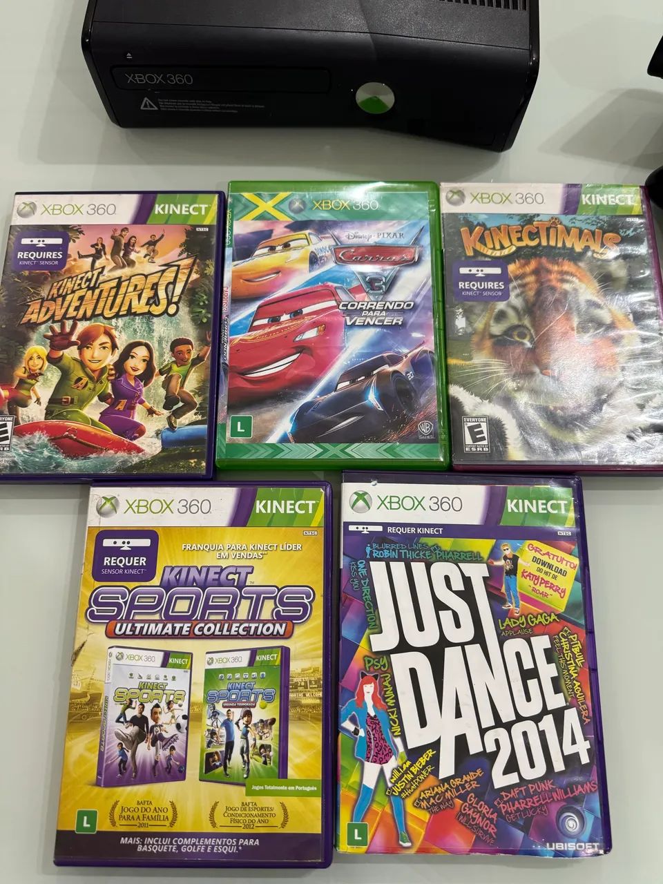 XBOX 360 com Kinect + jogos   - Foto 4