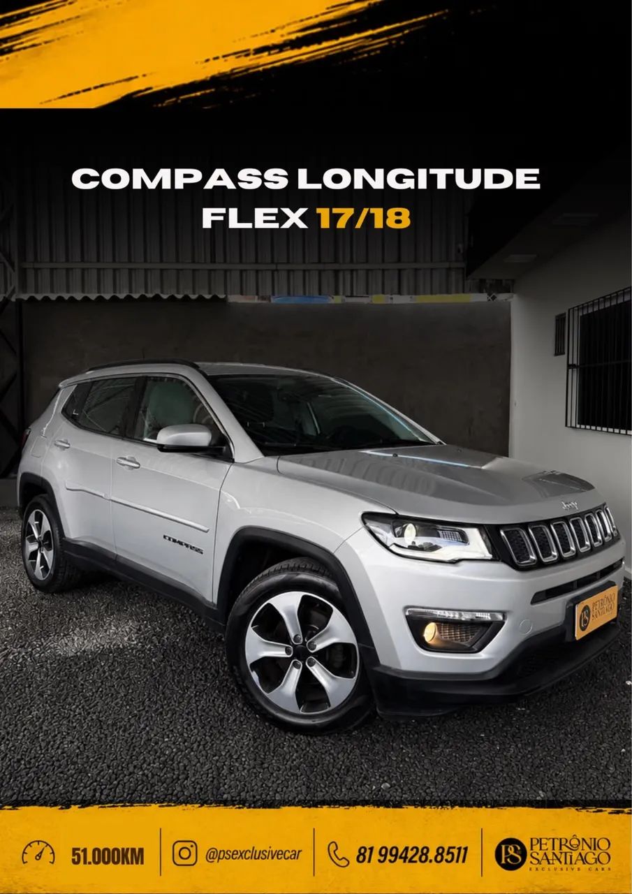 Jeep Compass COMPASS LONGITUDE 2.0 4x2 Flex 16V Aut. 2018