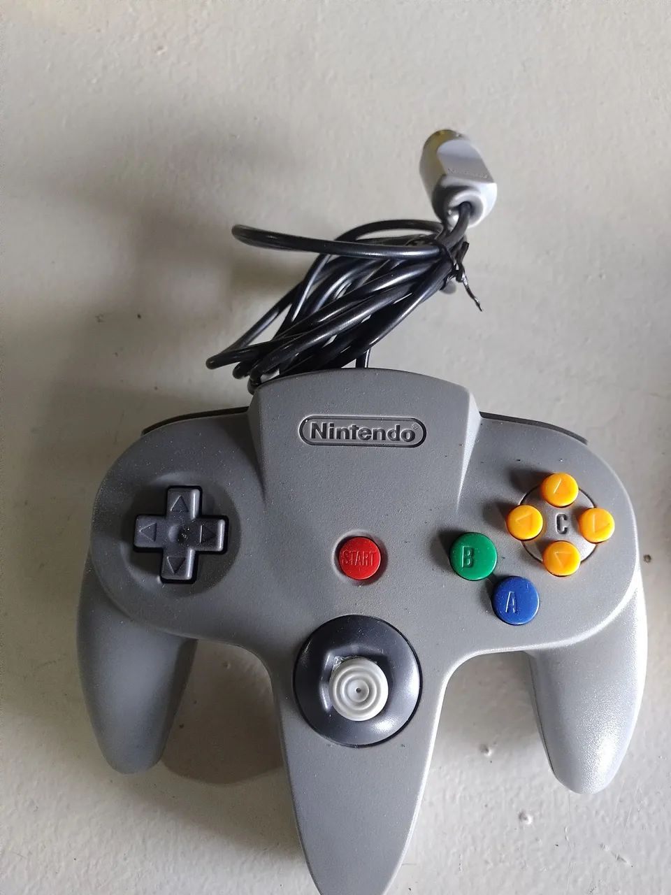 CONTROLE NINTENDO 64 ORIGINAL ABALO 80%