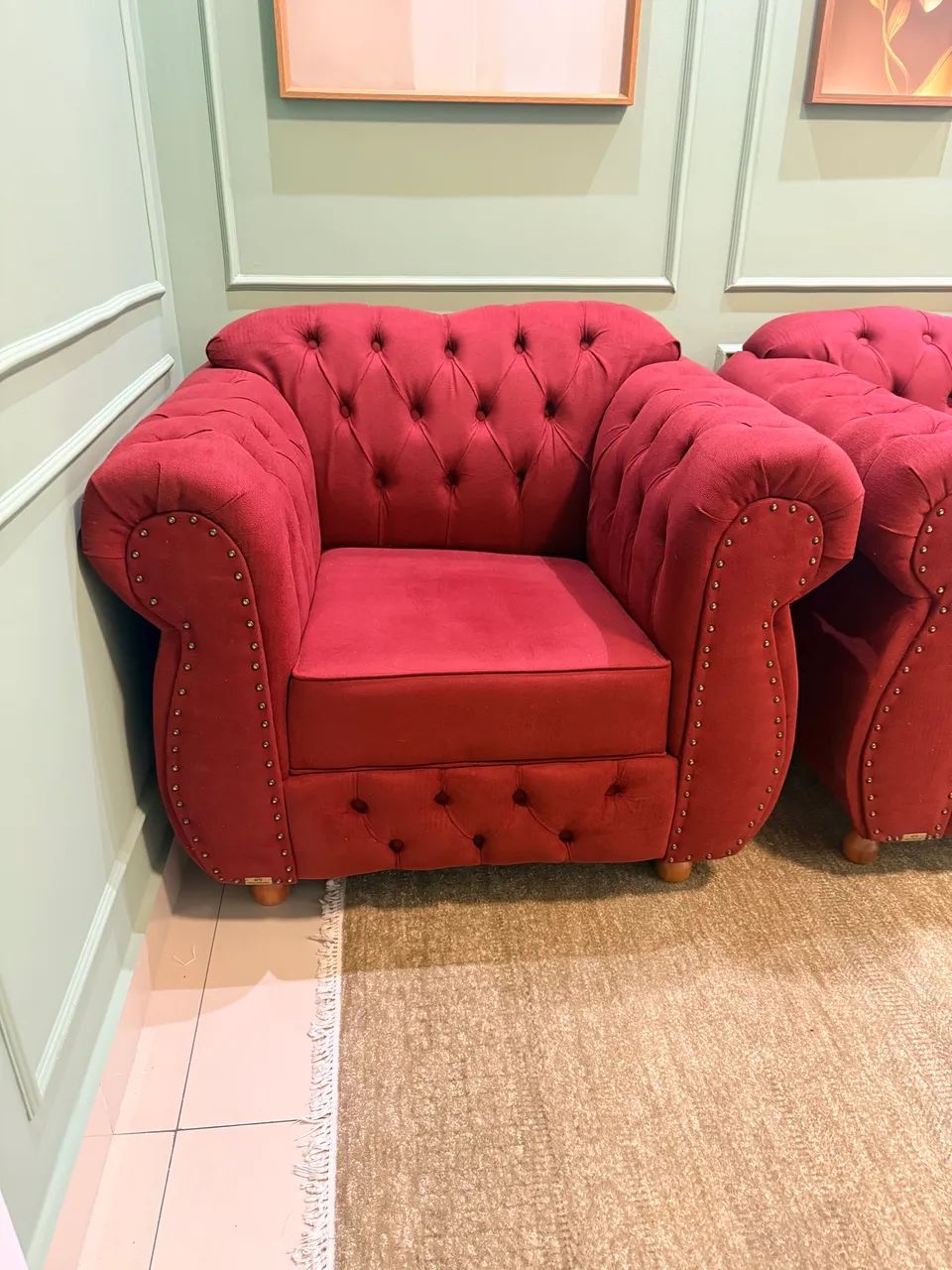Par de Poltronas capitonê  - Foto 4