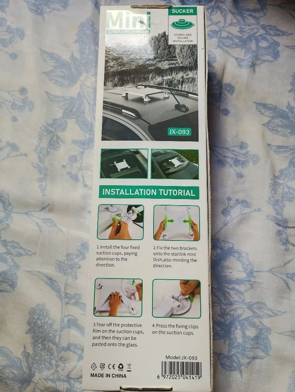 Suporte para Starlink Mini com 4 Ventosas - Foto 3