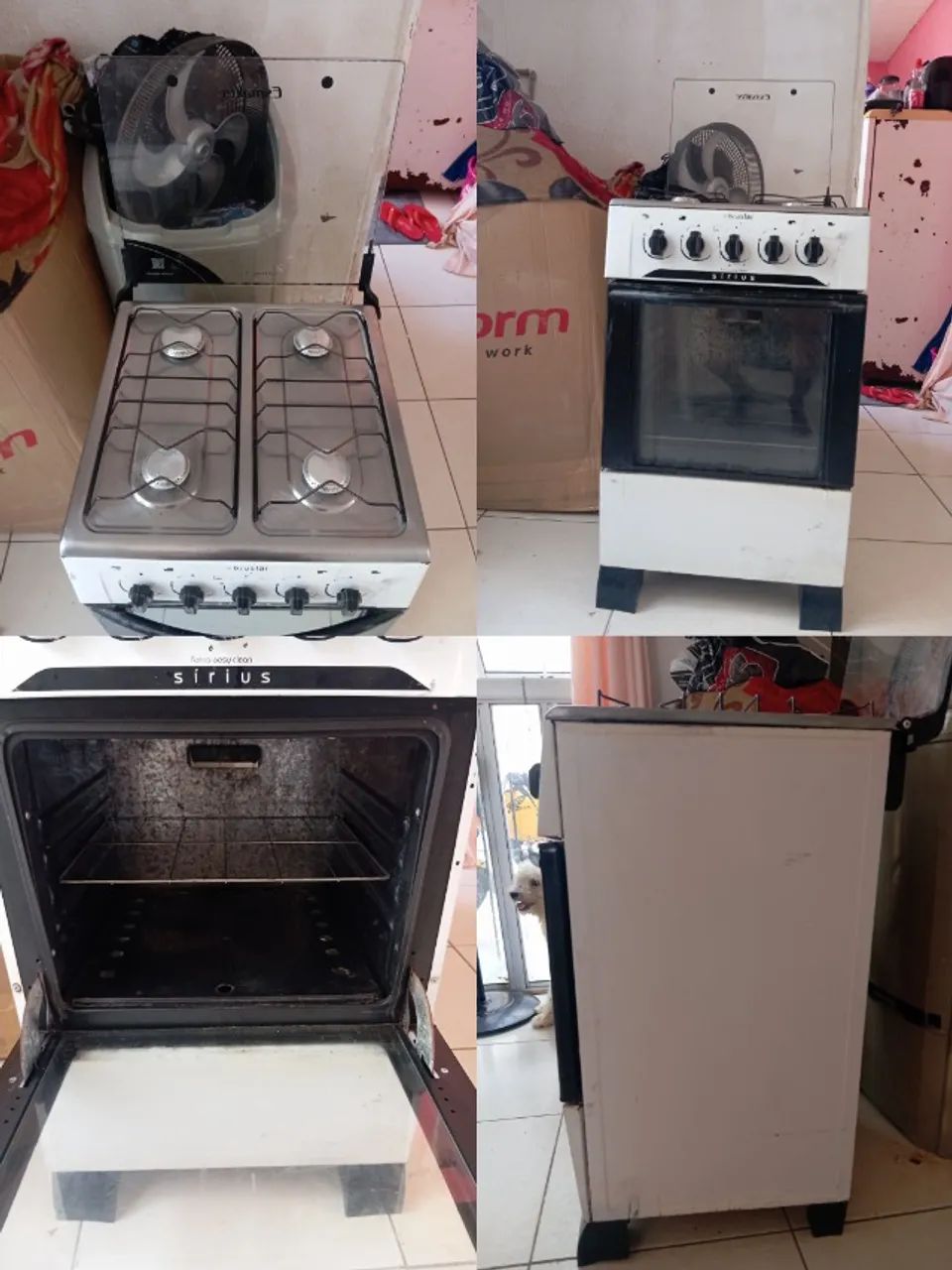 Fogão usado bem reservado 