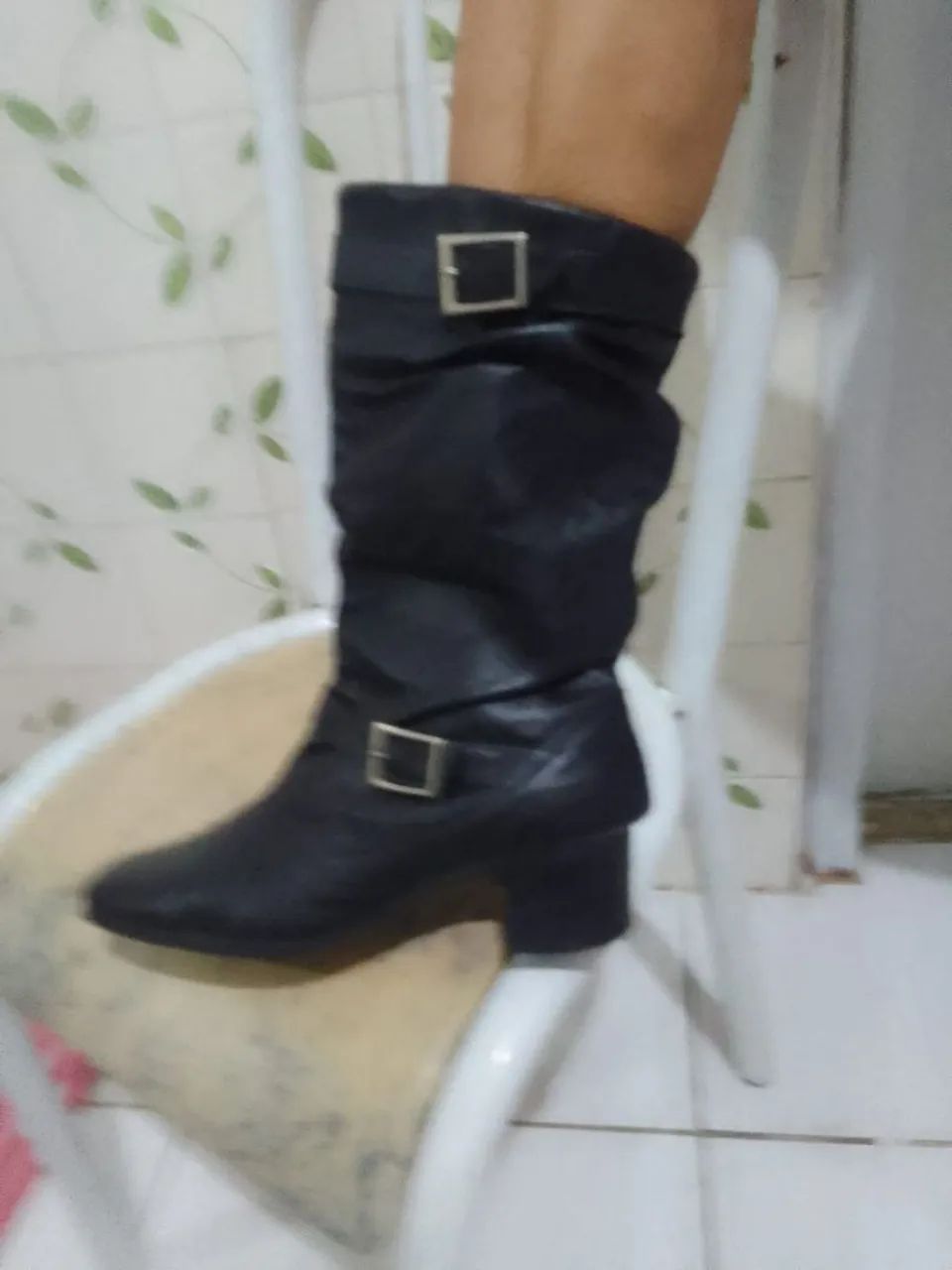 Bota de couro 