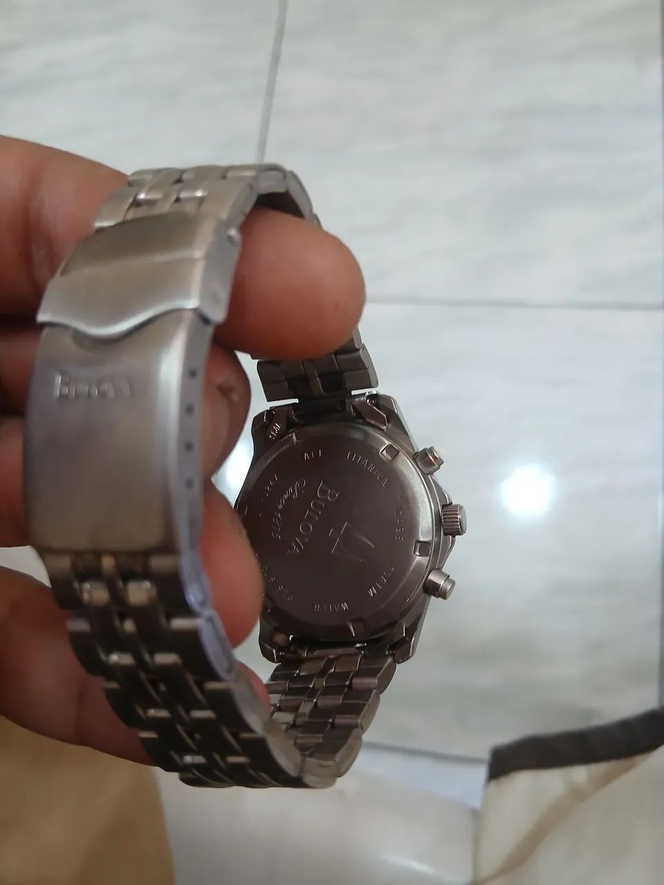 Relógio  bulova titânio top - Foto 4