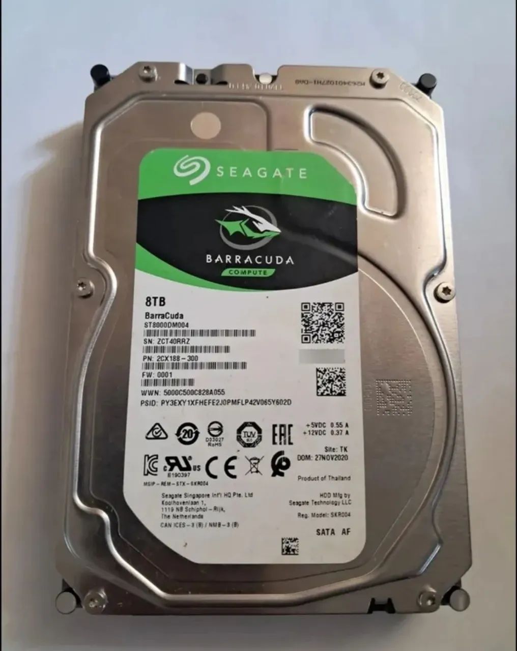 HD 8tb para desktop Seagate Barracuda 